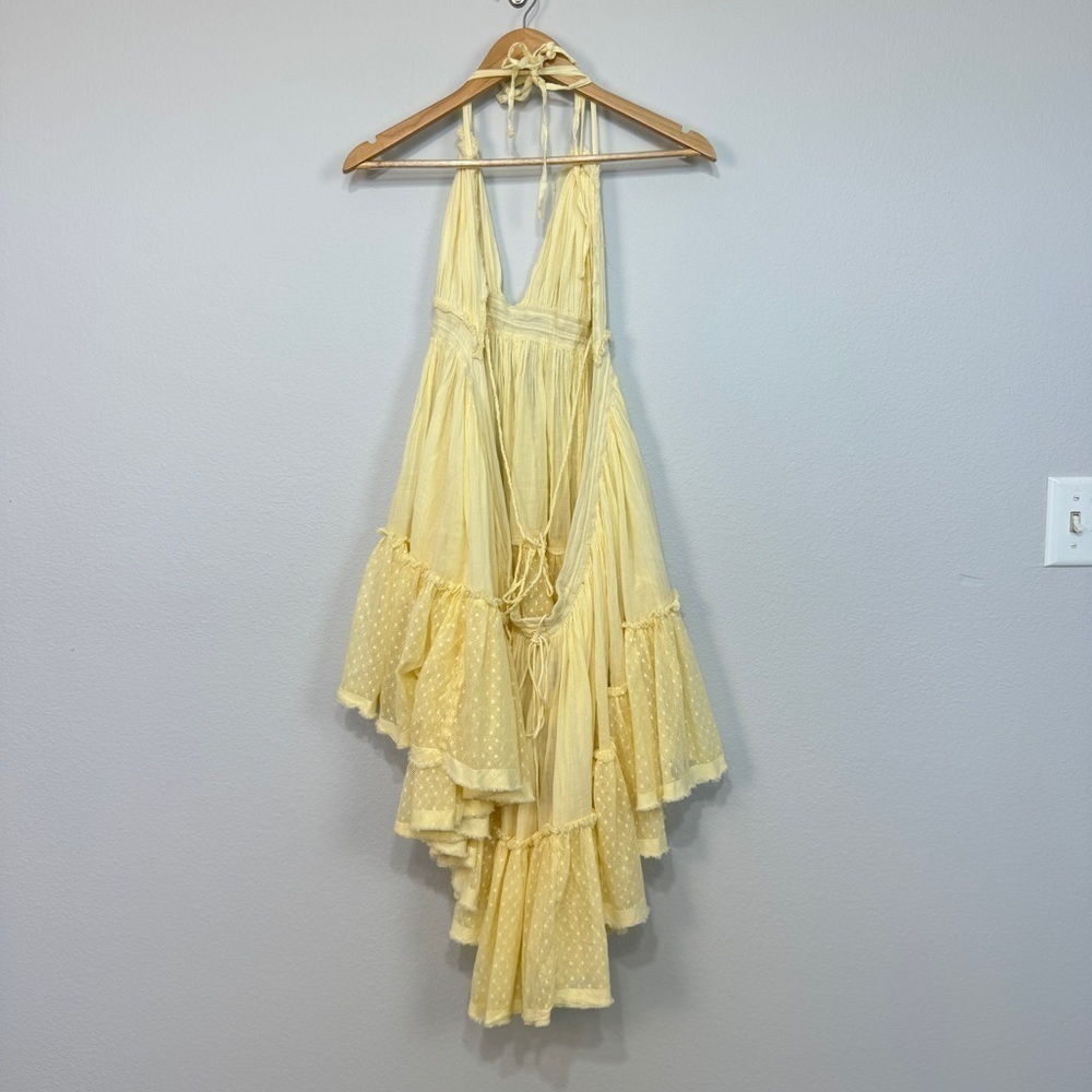 Free People 100-Degree Halter Dress Size Large Women - Picture 5 of 12